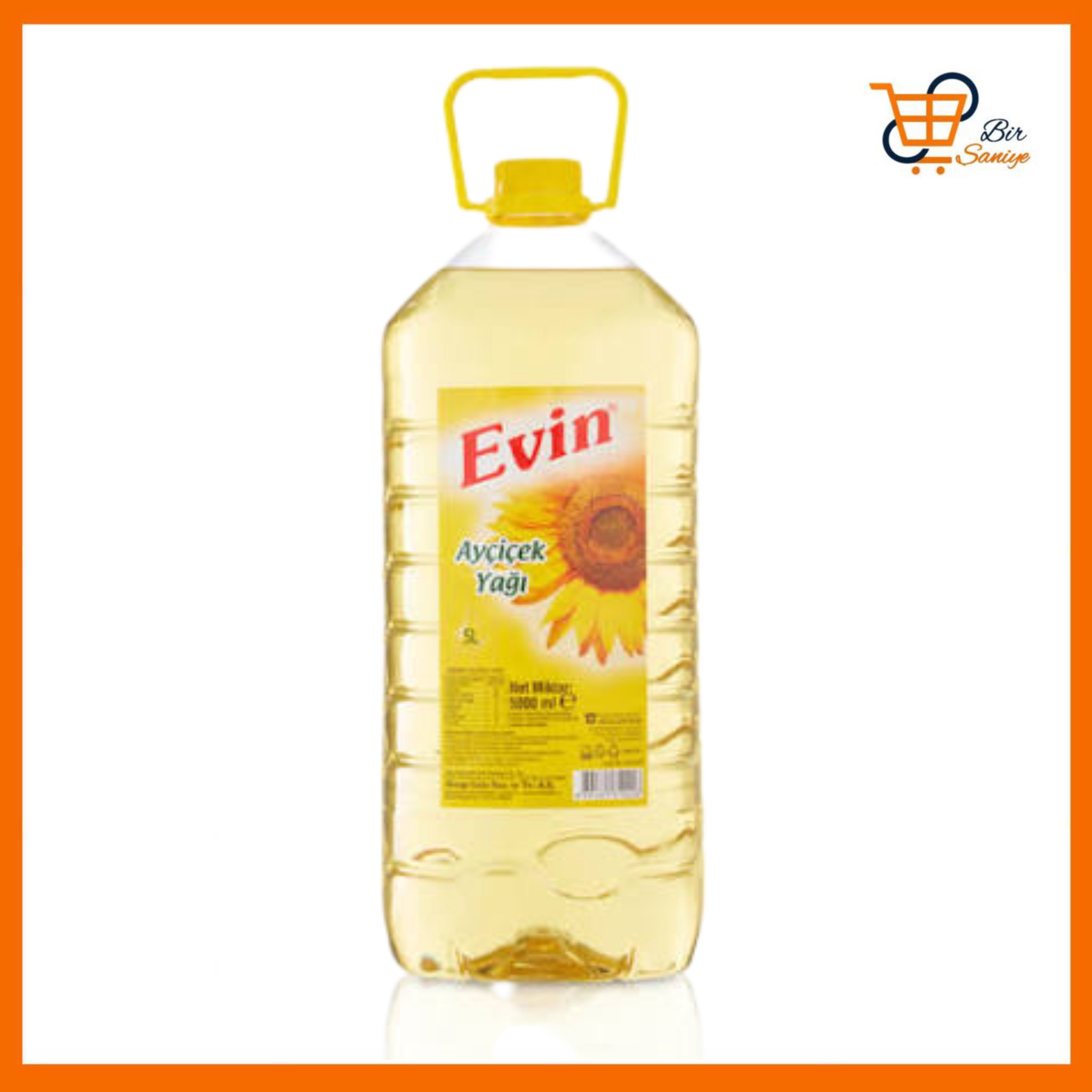 روغن آفتابگردان اوین محصول  ترکیه حجم ۵ کیلوگرم Evin